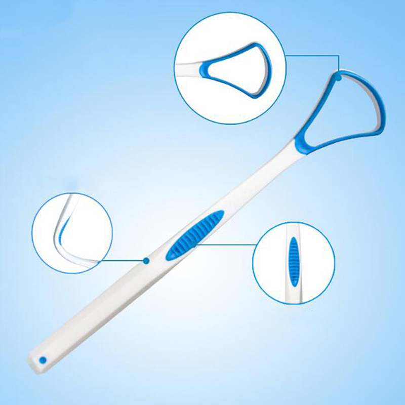 Tongue scraper oral dental care plastic tongue cleaner brush tool f;;b S~ - Picture 6 of 9