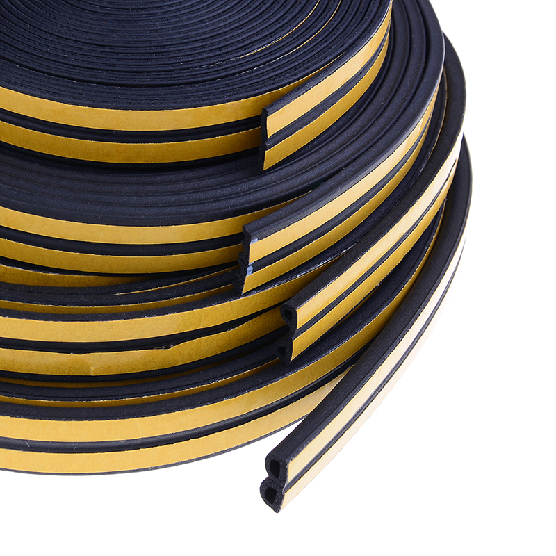 10M Draught Excluder Self Adhesive Rubber Door Window Seal Strip Roll Foa C-qk - Picture 3 of 16