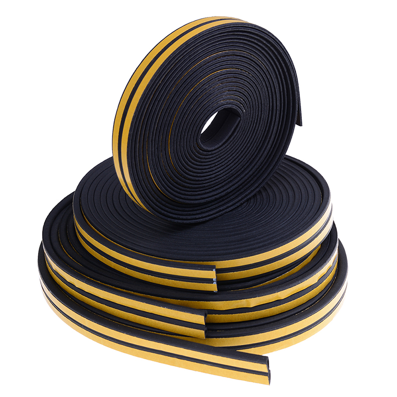 10M Draught Excluder Self Adhesive Rubber Door Window Seal Strip Roll Foa C-qk - Picture 2 of 16