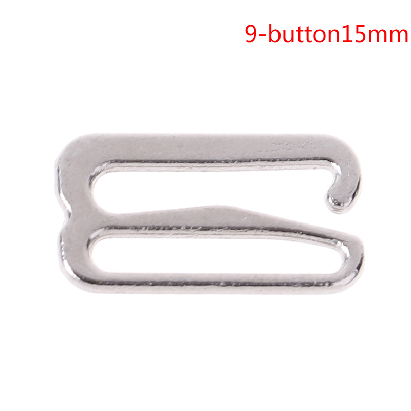 100 Silver metal bra strap adjuster slider/hooks/o ring lingerie sewing  cra- F❤❤