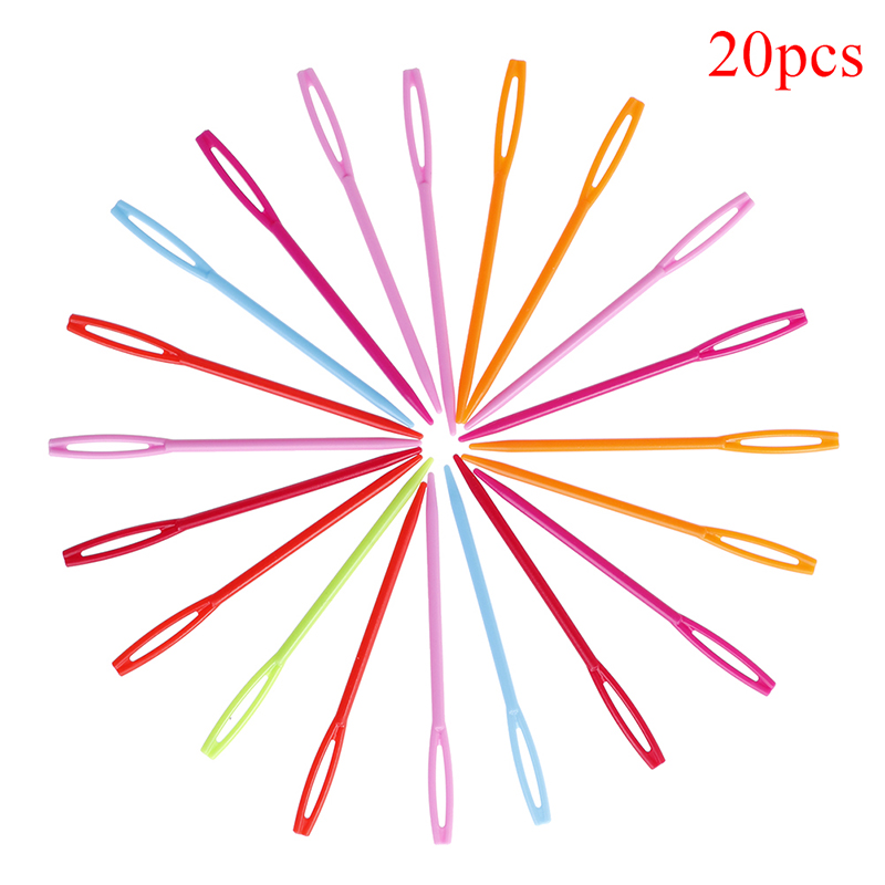 Durable 7cm Plastic Knitting Needles Crochet Hooks Tapestry Wool Yarn NeedleY QF - Picture 10 of 11