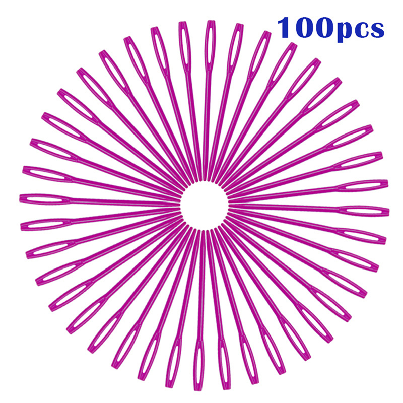 Durable 7cm Plastic Knitting Needles Crochet Hooks Tapestry Wool Yarn NeedleY QF - Picture 9 of 11