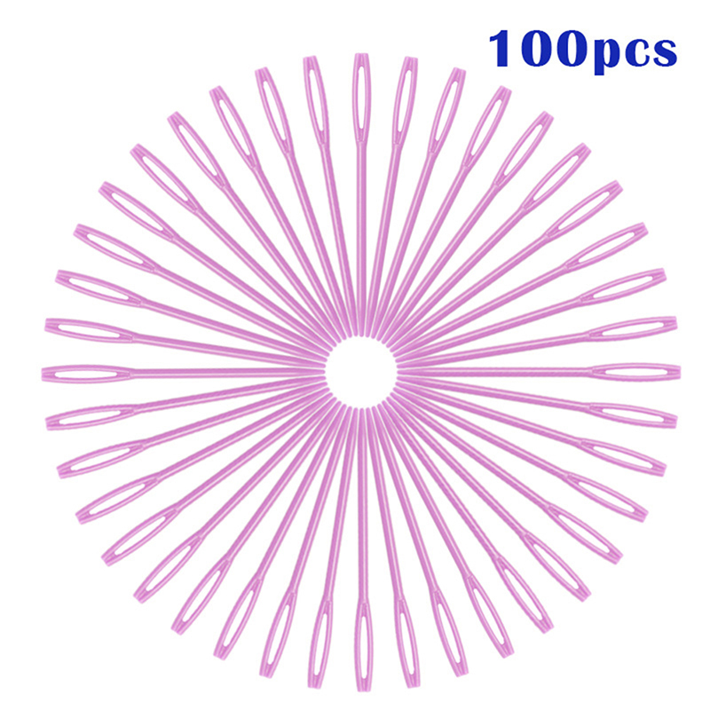 Durable 7cm Plastic Knitting Needles Crochet Hooks Tapestry Wool Yarn NeedleY QF - Picture 8 of 11