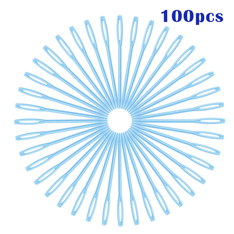 Durable 7cm Plastic Knitting Needles Crochet Hooks Tapestry Wool Yarn NeedleY QF - Picture 6 of 11
