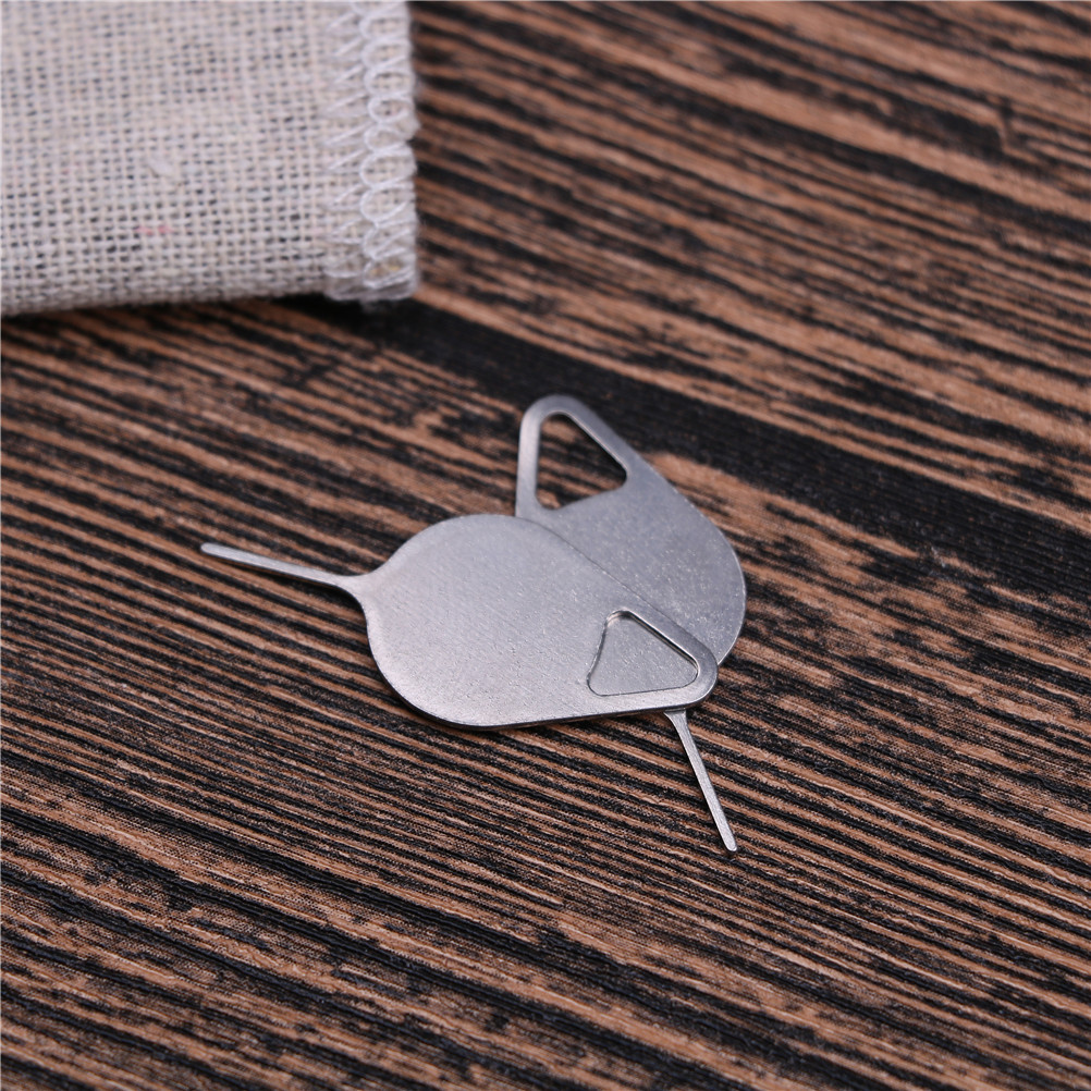 10PCS Sim Card Tray Removal Eject Pin Key Tool Stainless Steel Needle N P_bf - Bild 8 von 10