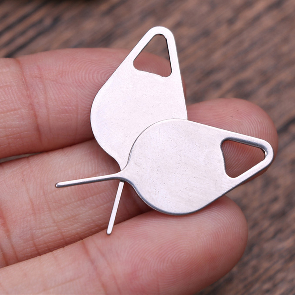 10PCS Sim Card Tray Removal Eject Pin Key Tool Stainless Steel Needle N P_bf - Bild 10 von 10