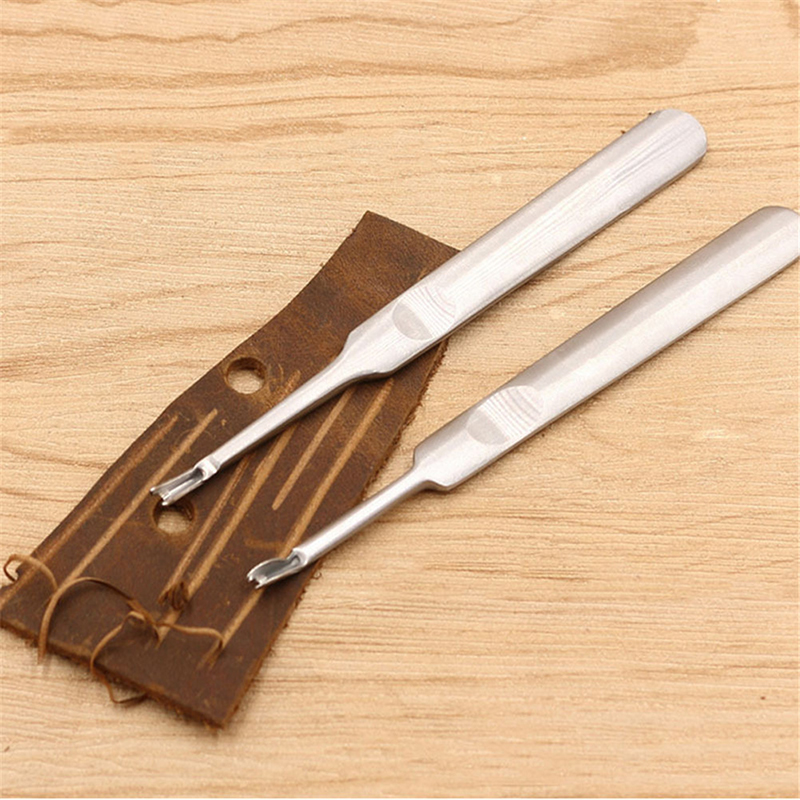 leather leathercraft tool kit stitching u+v shaped groover skiving edge ...