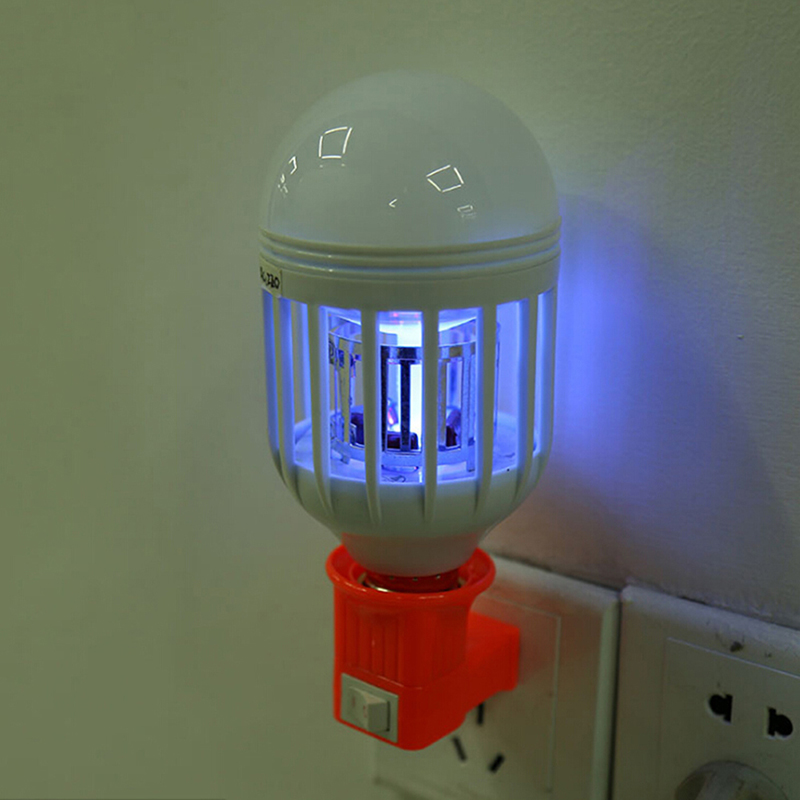 Led Bulb E27/B22 15W Anti-Mosquito Insect Zapper Flying Moths Killer Light-qk - Bild 4 von 14
