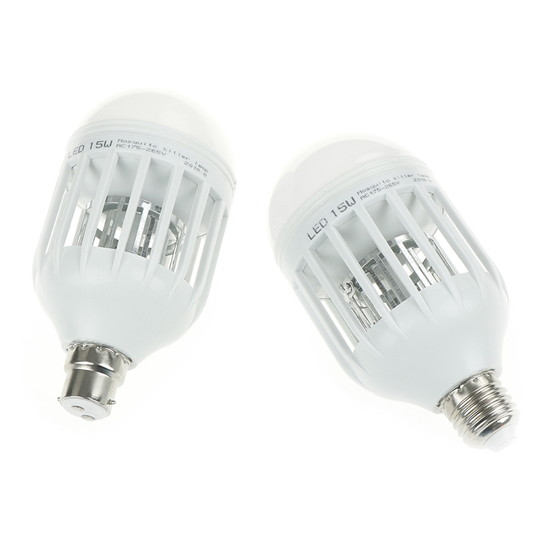 Led Bulb E27/B22 15W Anti-Mosquito Insect Zapper Flying Moths Killer Light-qk - Bild 9 von 14