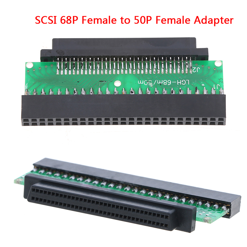 SCSI HD 68 pin to IDC 50 pin adapter card SCSI 6850 femalefemale EC3C