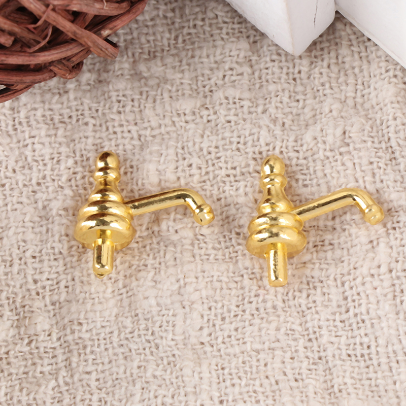 2Pcs 1:12 Dollhouse mini alloy faucet simulation water tap model toys_ln F❤J 2Pcs 1:12 Dollhouse mini alloy faucet simulation water tap model toys_ln F❤J