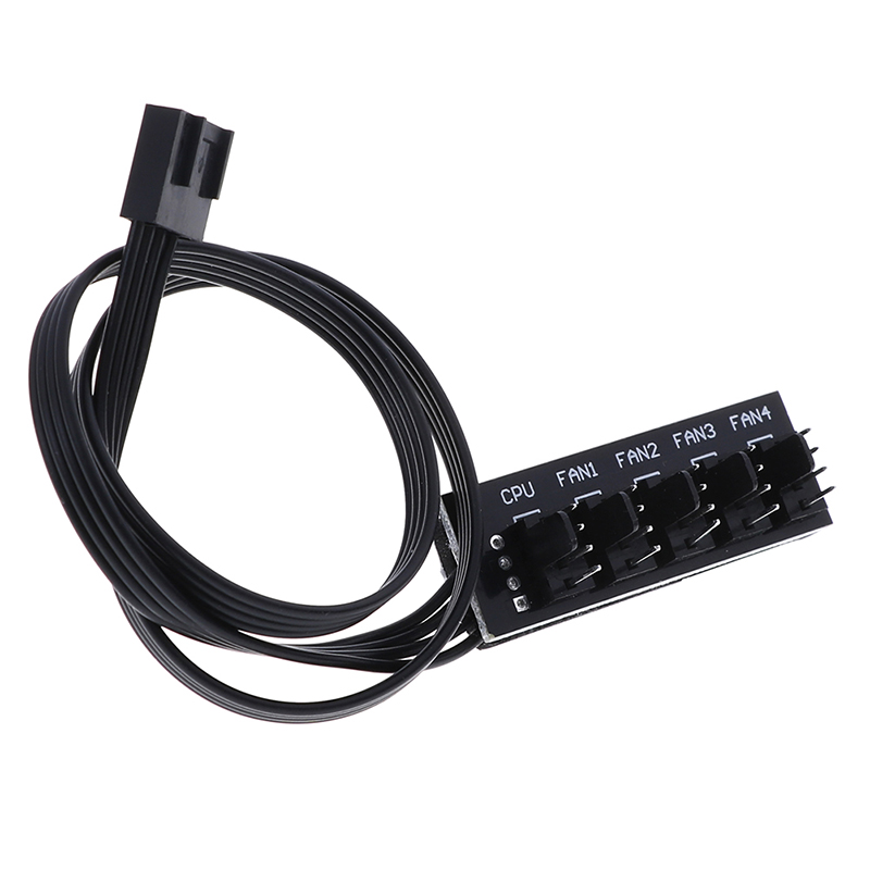 1 To 5 4-Pin PWM CPU Fan HUB Cooling Splitter Adapter Braided Power Cabl-yn - Picture 9 of 9