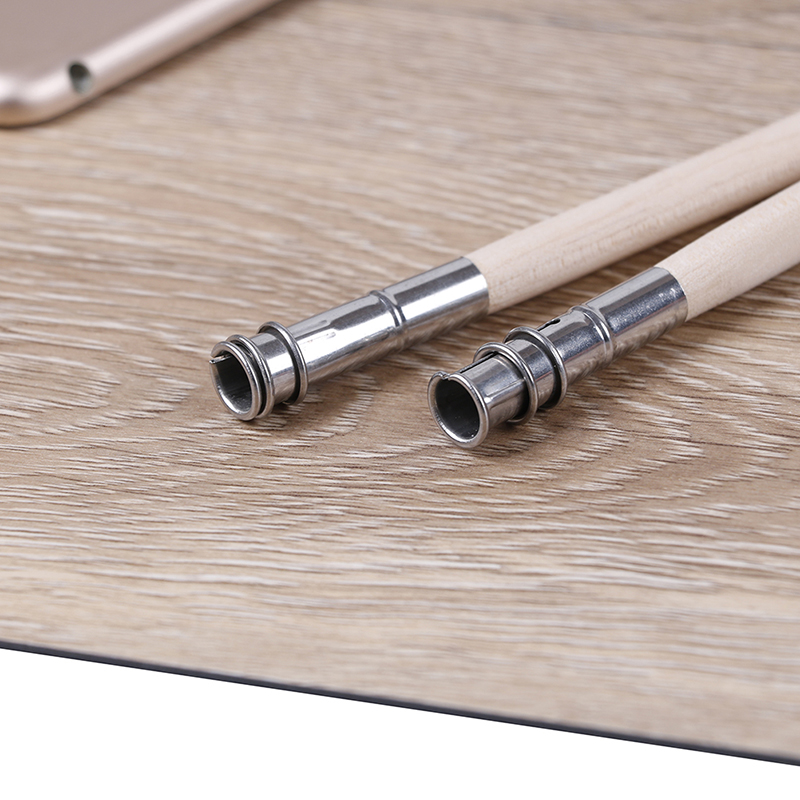 5Pcs Pencil Painting Extender Adjtable Wooden Lengthener Holder Drawing S❤O - Picture 3 of 12