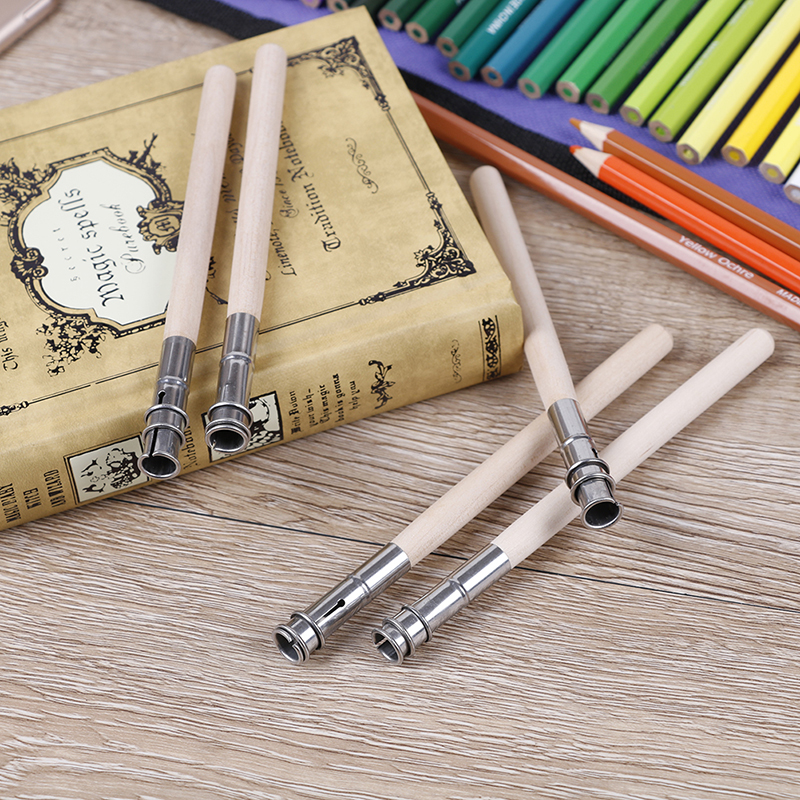 5Pcs Pencil Painting Extender Adjtable Wooden Lengthener Holder Drawing S❤O - Picture 11 of 12