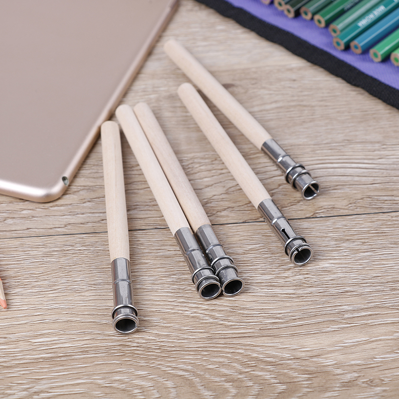 5Pcs Pencil Painting Extender Adjtable Wooden Lengthener Holder Drawing S❤O - Picture 12 of 12