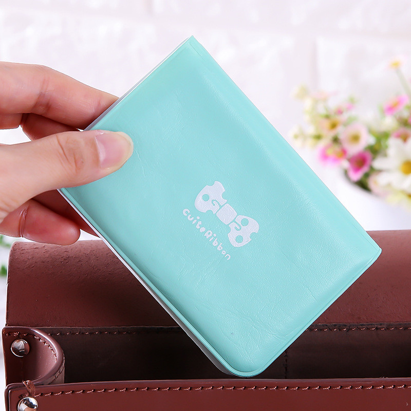 1 pz borsa licenza colore caramelle documenti carta borsa passaporto portafoglio casR'yg CJ- GU11576