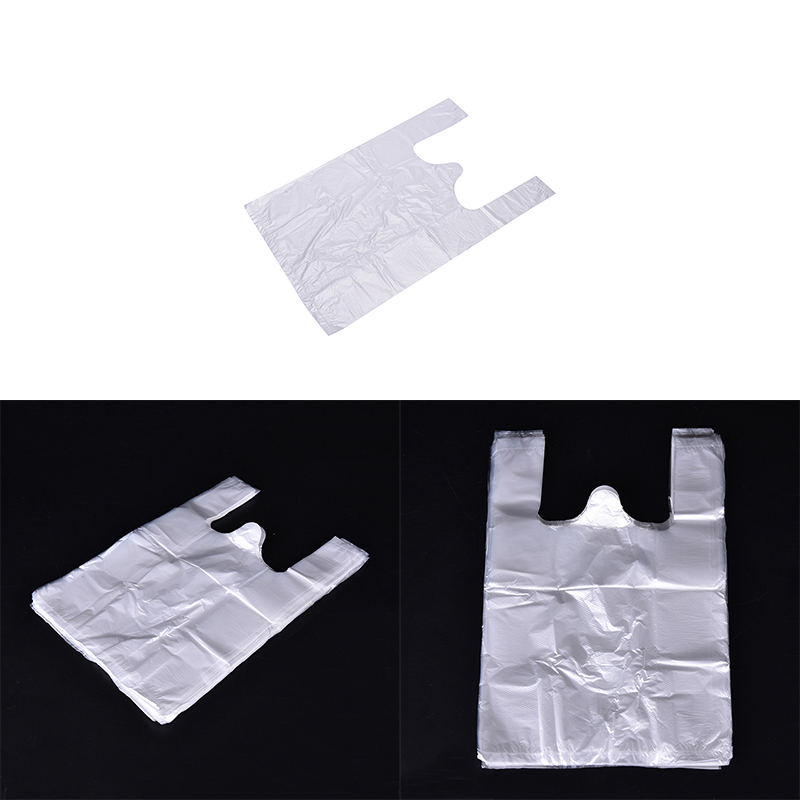 100 Design Plastic T-Shirt Retail Shopping Supermarket Bags Handles Packaging-qk - Picture 9 of 12
