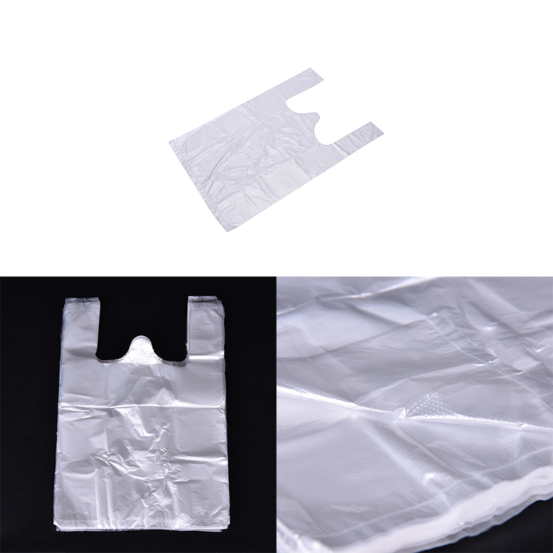 100 Design Plastic T-Shirt Retail Shopping Supermarket Bags Handles Packaging-qk - Picture 11 of 12