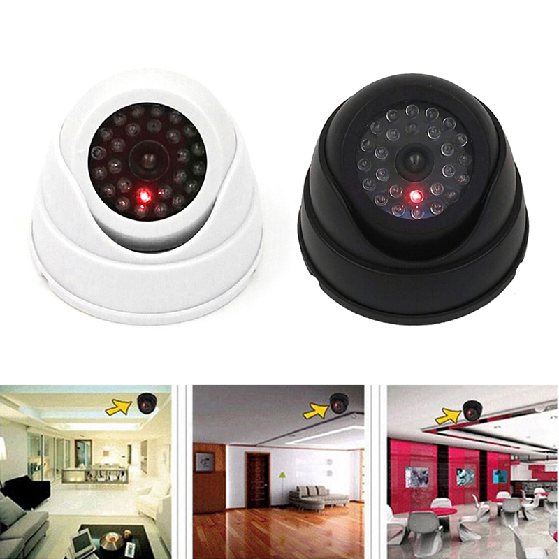 Dummy Fake Imitation Dome CCTV Security Surveillance Camera LED LightJcVNzk