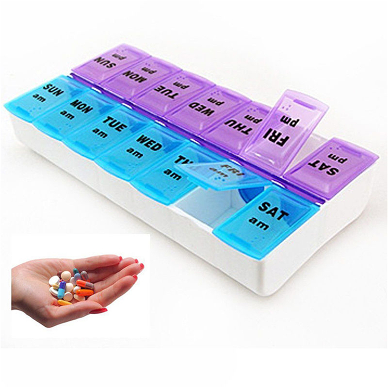 7 Days Per Week Pill Medicine Box Holder Storage Container Case Portable2yY*R F~