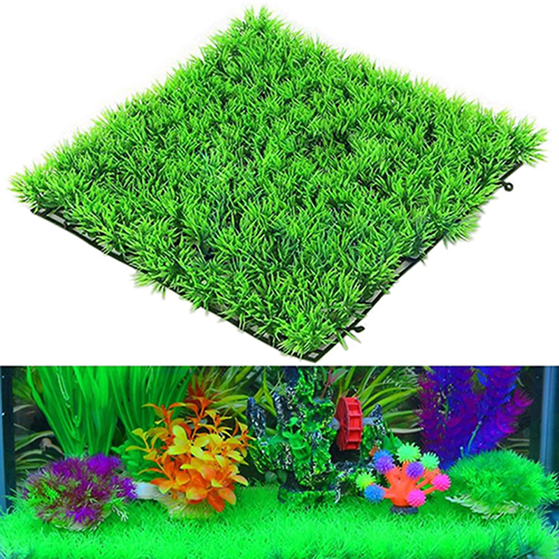 Artificial Water Aquatic Green Grass Plant Lawn Aquarium Fish Tank Landsc GvSJAU eBay