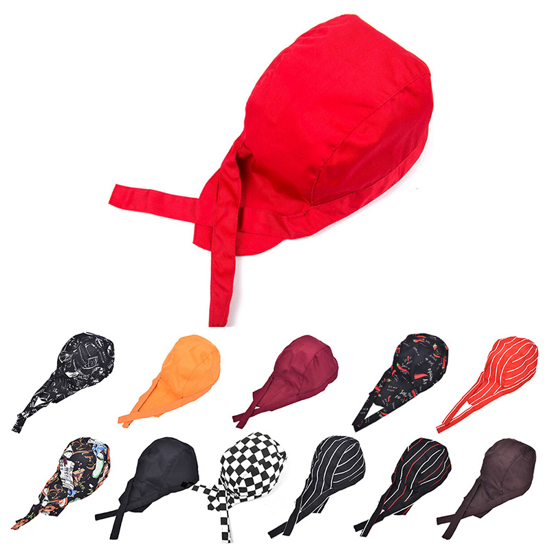 Colourfull Pirates Chef Cap Skull Cap Professional Catering Various Chef Hat _ex