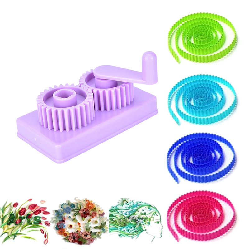 Plastic Paper Quilling Crimper Machine Crimping Paper Craft Quilled DIY Art Tool Paper Craft Scrap Booking