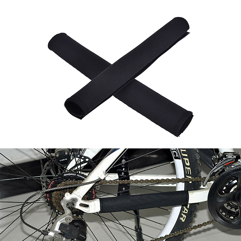 2X Fahrrad Fahrradrahmen Kettenstrebenschutz Schutz Nylon Pad Cover Wrap' SB