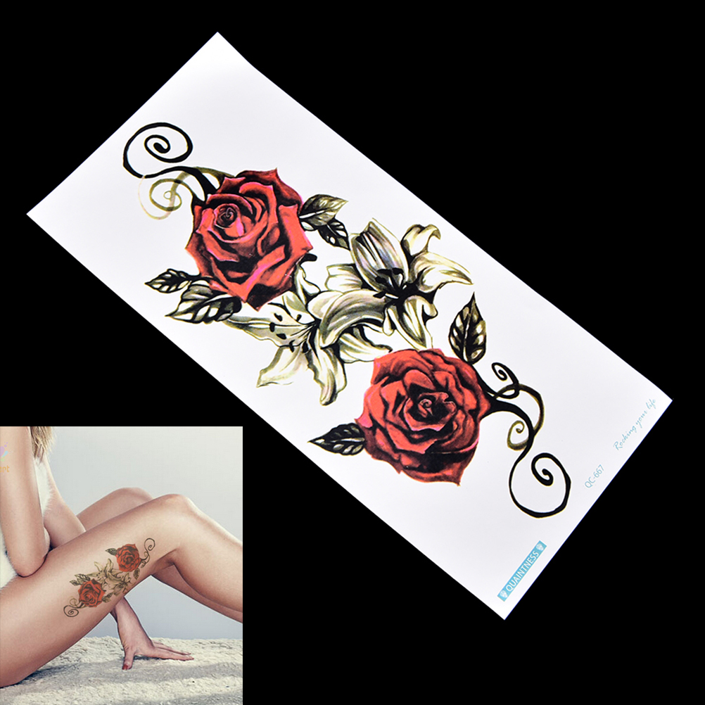 Fingers Toes Body Art Sexy Waterproof Temporary Tattoo Fake Tattoo Sticke ag