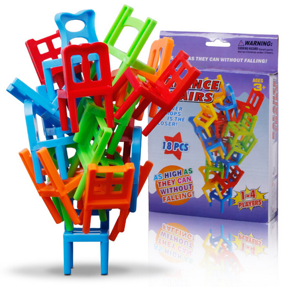 Balance Chairs Games Stacking Puzzle Toys kids Educational Desktops!-lm