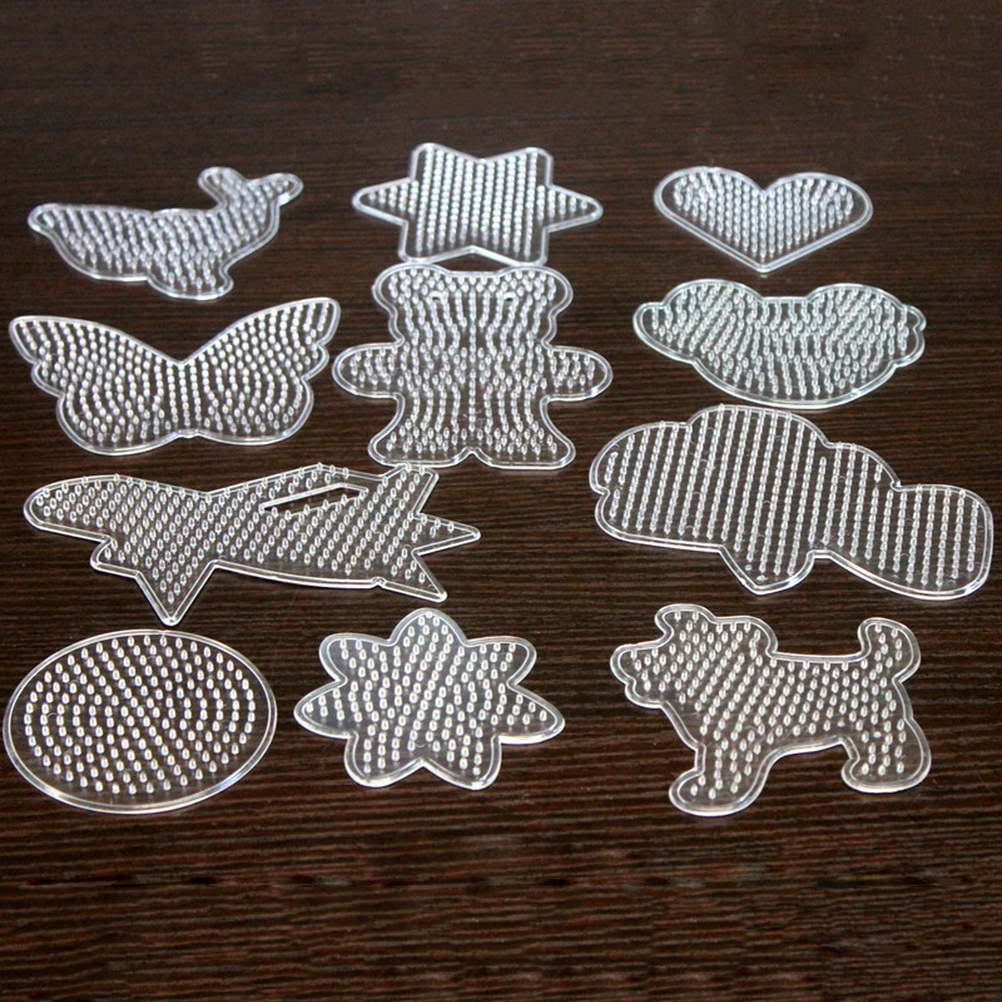 LARGE PEGBOARDS FOR Perler Bead Hama Fuse Beads Clear Square Design