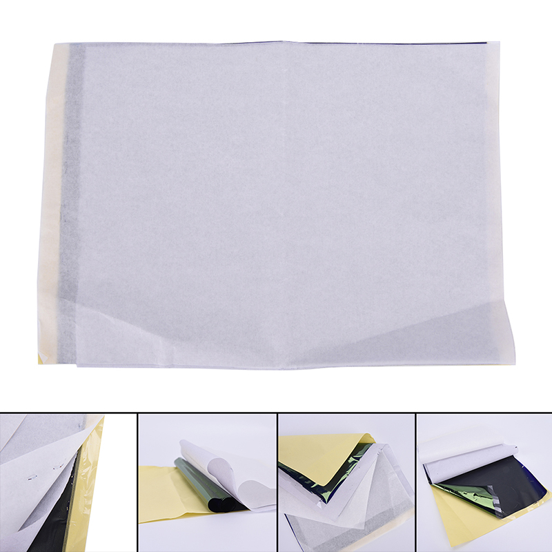 25 feuilles Tattoo carbone Stencil papier transfert carbone offre Tat BH