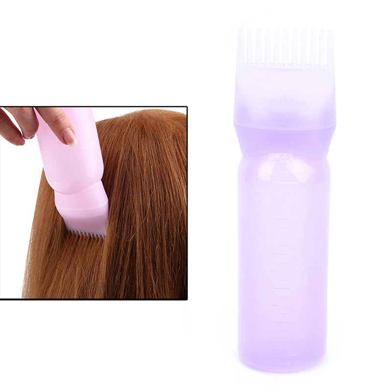 120ML Hair Dye Bottle Applicator Comb Dispensing Salon Hair Coloring Dye WGJ. Sp