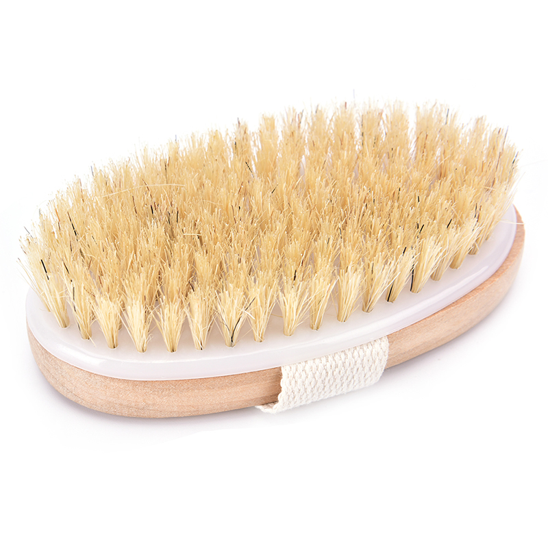 1 pz pelle secca corpo spazzola setole naturali morbida spazzola termale massaggiatore da bagno casa EO UK-
