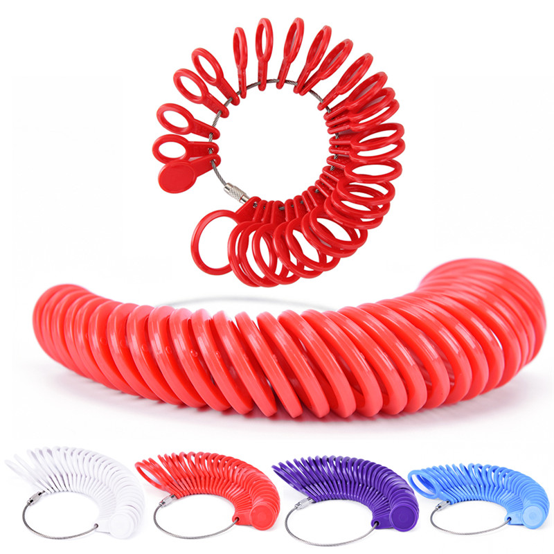 Measure Finger Sizer Ring Gauge All UK Sizes A-Z US Sizes 0-13 Plastic_YO Sp
