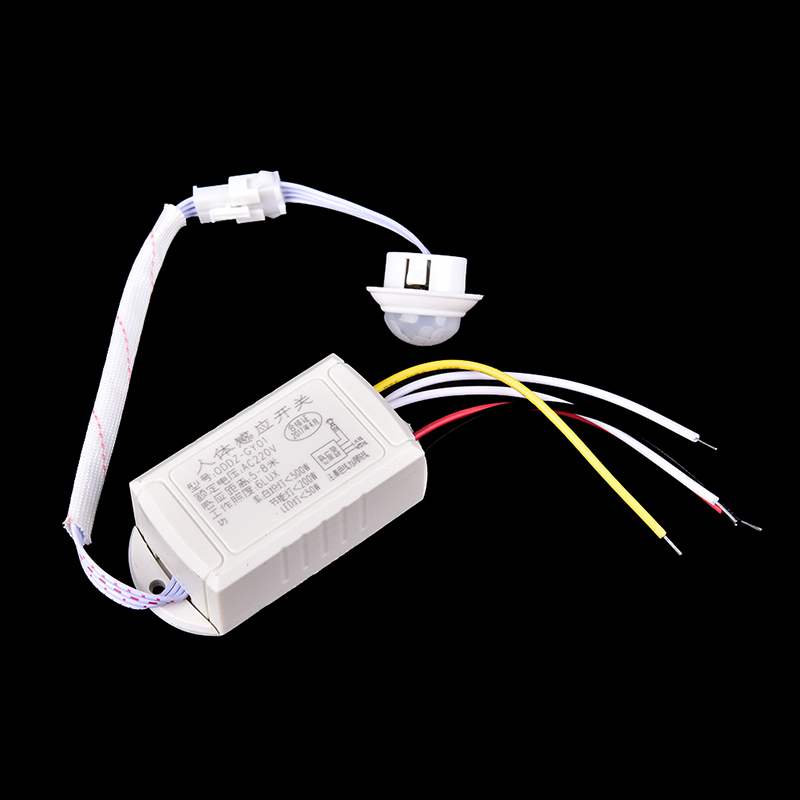 Sensore di movimento corpo a infrarossi IR interruttore automatico controllo lampada luce 220 V nuovo ~ uk-