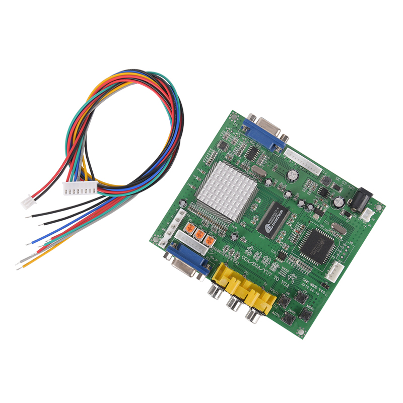 ARCADE GAME RGB/CGA/EGA/YUV to VGA HD Video Converter Board HD9800 ...