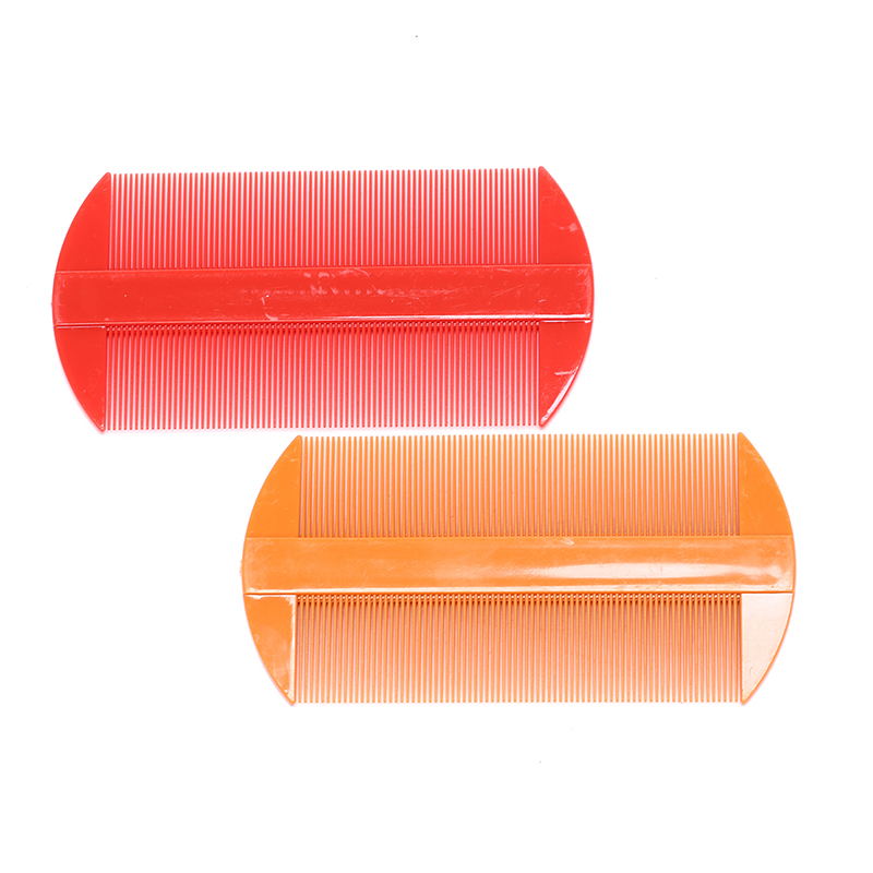2Colors double sided heads lice comb hair combs head lice flea nits