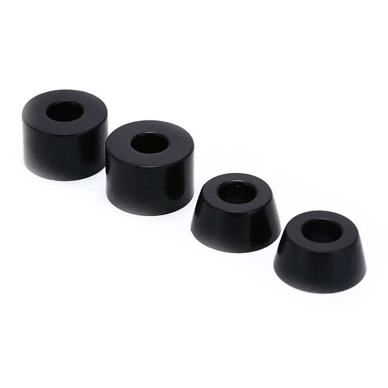 4pcs Skateboard PU Cushion Skateboard Shockproof Wheels Axle Bushings Scoote F❤❤