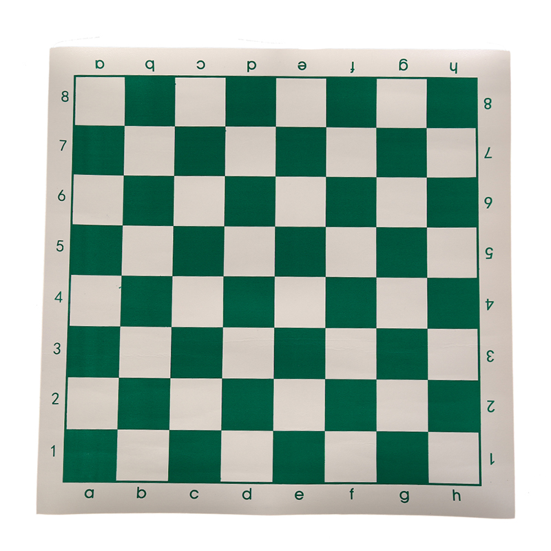 Scacchiera 42cm x 42cm per giochi educativi per bambini colore verde e bian H❤W