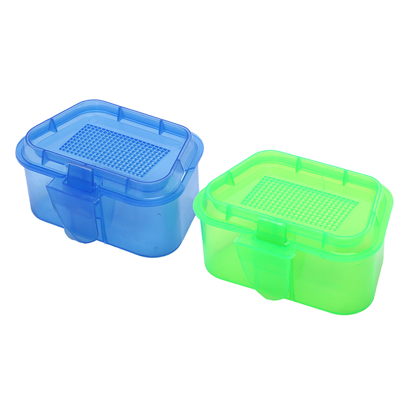 1X breathable plastic fishing bait storage accessories container color rand  LANL
